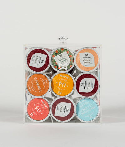 კაფსულის შესანახი აკრილის კონტეინერი | 15სმ